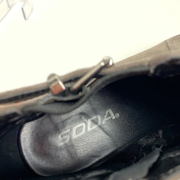 Soda Gray Faux Suede Side zip Bootie Size 7.5 - Picture 7 of 8